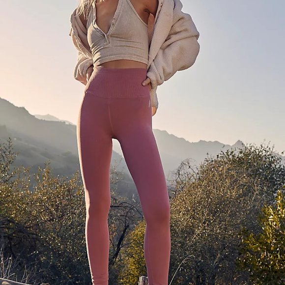 Free People Movement High-Rise Good Karma 7/8 Leggings - Picture 2 of 16